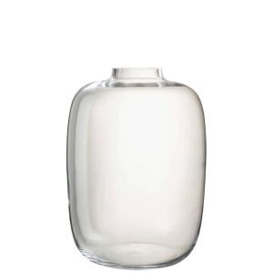 VASE CLEO GLASS TRANSPARENT LARGE