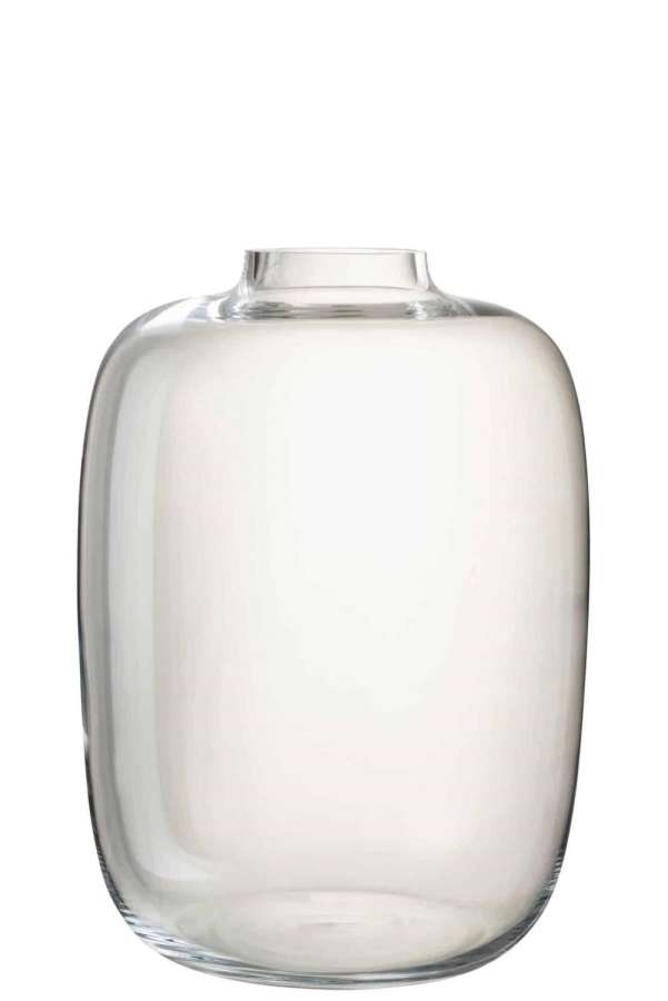 VASE CLEO GLASS TRANSPARENT LARGE