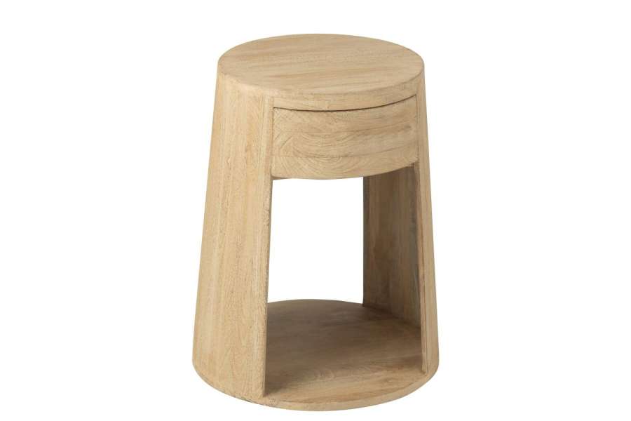 COFFEE TABLE DRAWN MANGO WOOD/MDF NATURAL