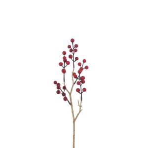 BRANCH BERRIES PLASTIC RED/GOLD