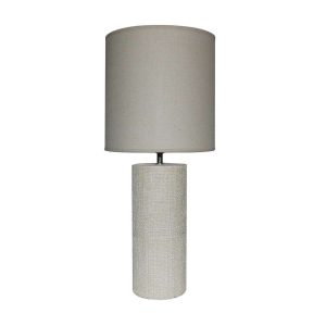 Lampe Base Hvit 15X15X45Cm