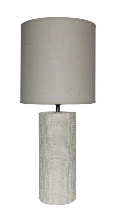 Lampe Base Hvit 15X15X45Cm
