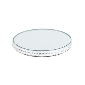 Speilbrikke M/Belte Rund 9Cm