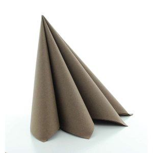 Serviett Tekstil 40X40Cm Brun