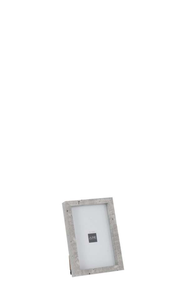 PHOTO FRAME RECTANGLE 10X15CM MDF LIGHT GRAY