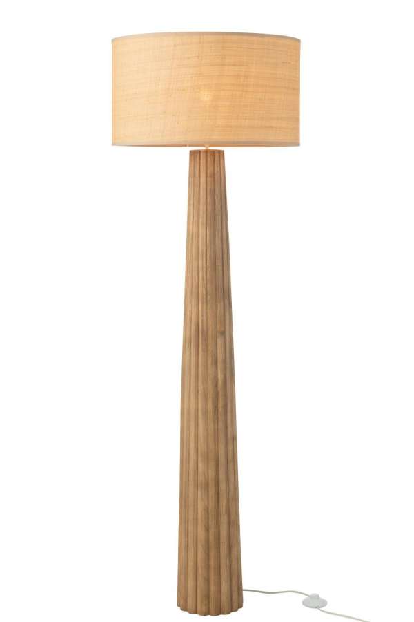 FLOOR LAMP UMBRELLA AILANTHUS WOOD NATURAL