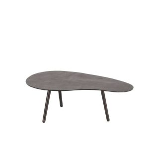 COFFEE TABLE DROP ALUMINIUM/IRON BLACK SMALL