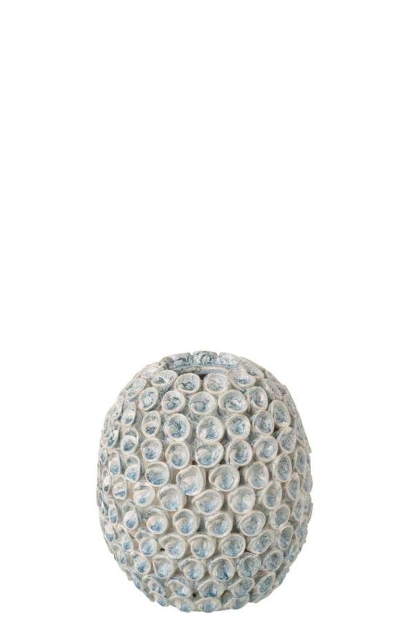 VASE MILAN CLAY LIGHT BLUE SMALL