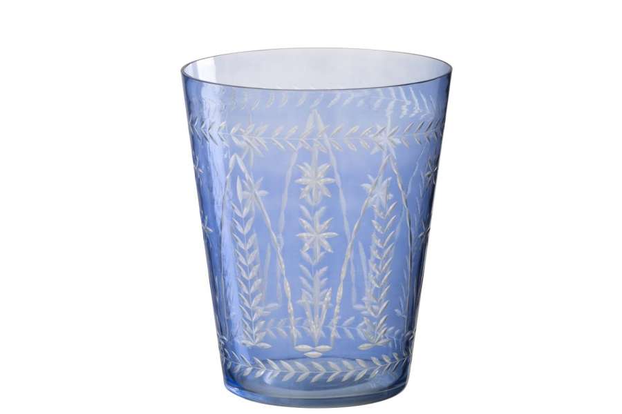 VASE TARIFA GLASS BLUE