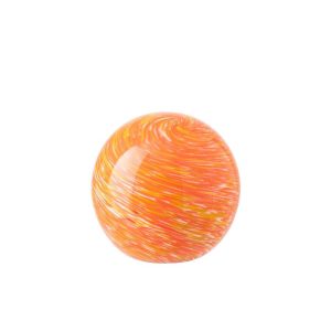 PAPERWEIGHT BALL GLASS ORANGE MEDIUM