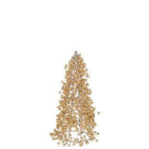 CONE BEADS ACRYLIC GOLD COLORED SMALL