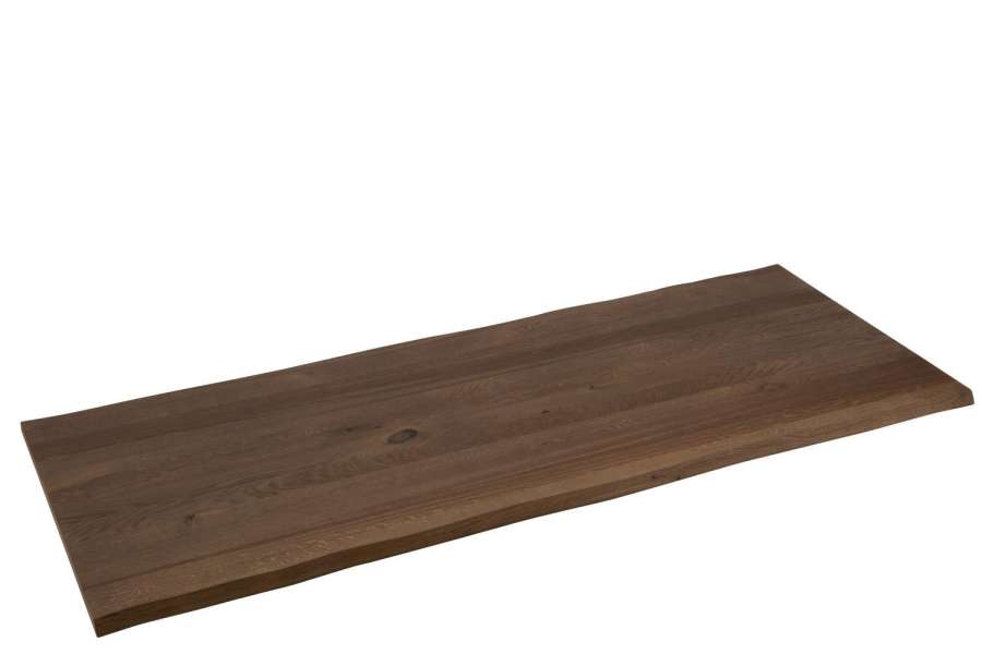 TABLE TOP OAK WOOD BROWN LARGE