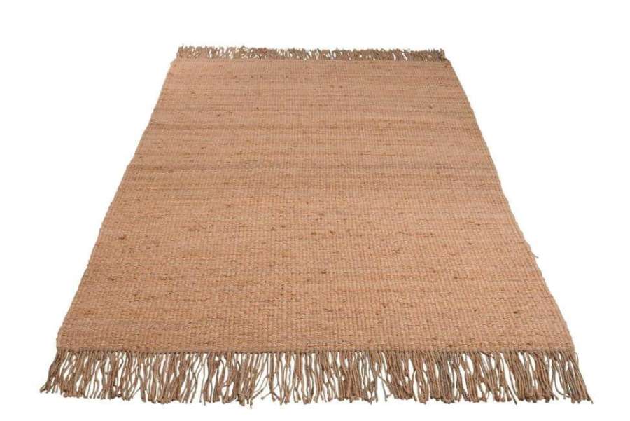 RUG FRAYED JUTE NATURAL