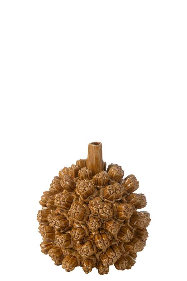 VASE SAKI CERAMIC YELLOW SMALL