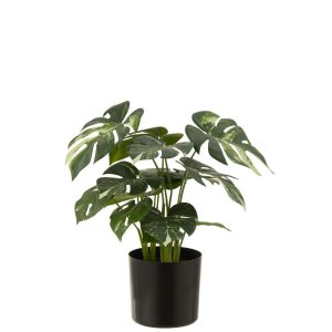 MONSTERA IN POT ARTIFICIAL GREEN