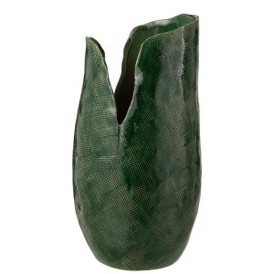 VASE THIBAULT CLAY DARK GREEN EXTRA LARGE