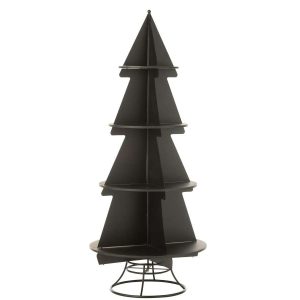 RACK X'MAS TREE METAL BLACK LARGE