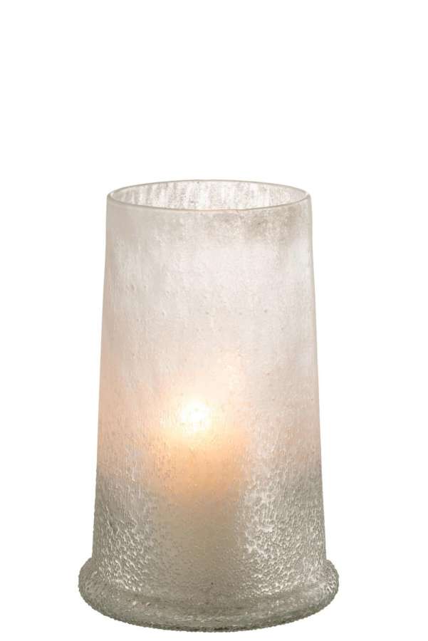 HURRICANE SUGAR GLASS WHITE LARGE