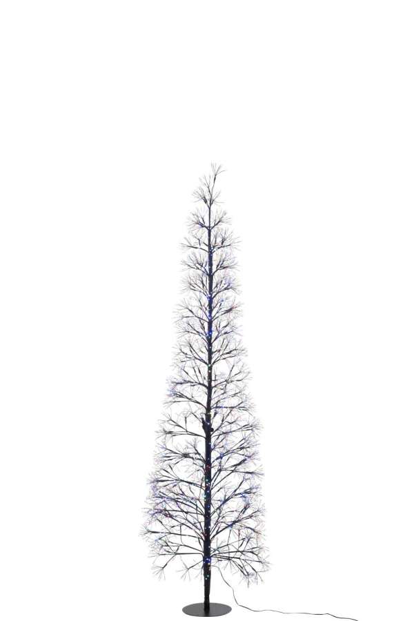 TREE LED MULTICOLOR LIGHTS IRON BLACK LARGE