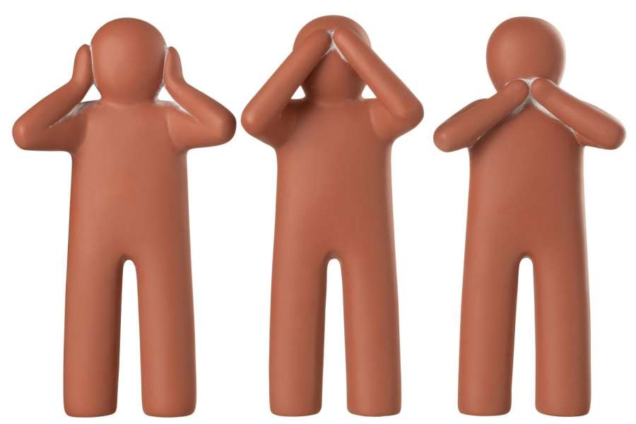 P'TIT MAURICE SEE/HEAR/SPEAK POLY TERRA LARGE ASSORTMENT OF 3