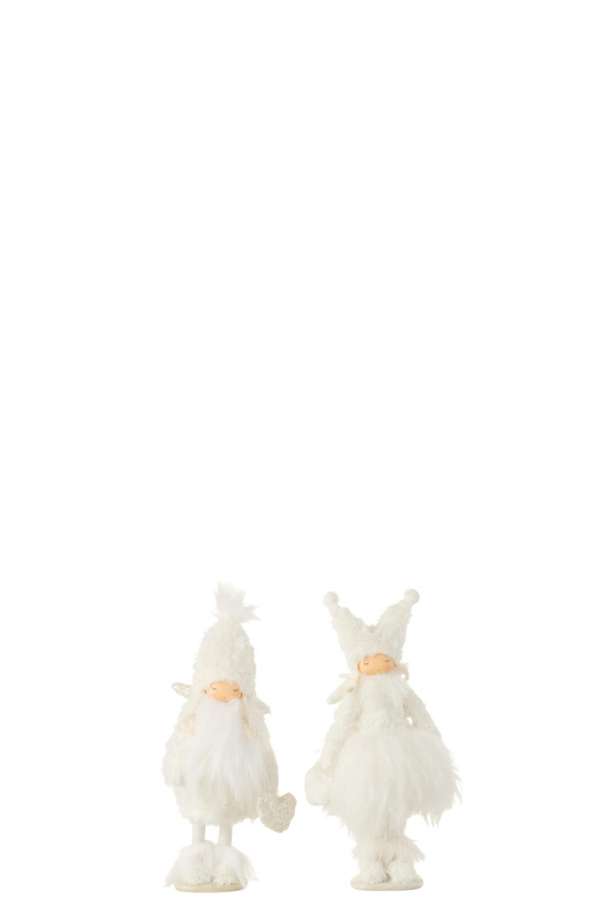 ANGEL HEART TEXTILE WHITE SMALL ASSORTMENT OF 2