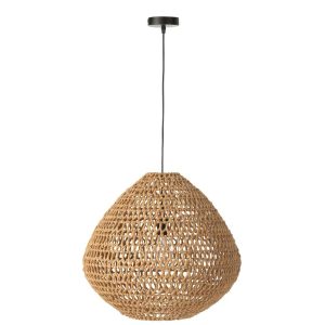 CEILING LAMP BRAIDED METAL NATURAL
