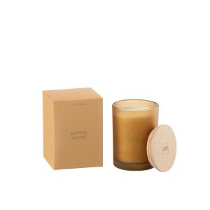 SCENTED CANDLE ACCORDS ESSENTIELS SANTAL SATINÉ-38H