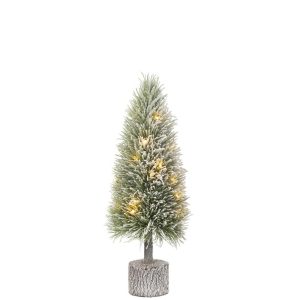 XMAS TREE B+LED ARTIFICIAL SNOW GREEN MIDUM