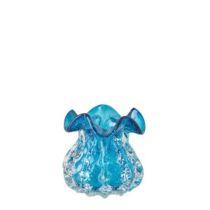 VASE RALPH GLASS BLUE SMALL