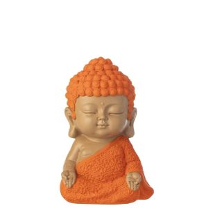 MONK ZEN POLYRESIN ORANGE