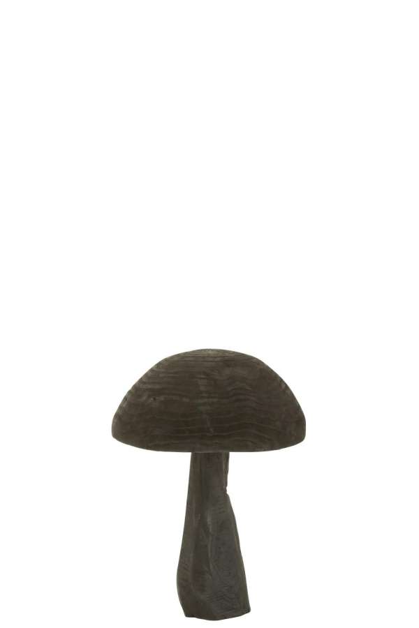 MUSHROOM WOOD BLACK SMALL