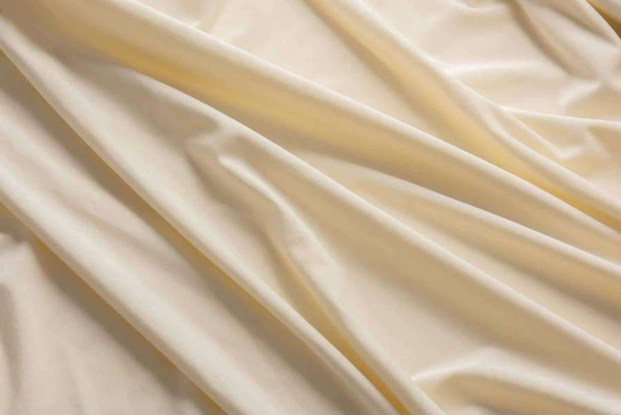 FABRIC LONG VELVET WHITE