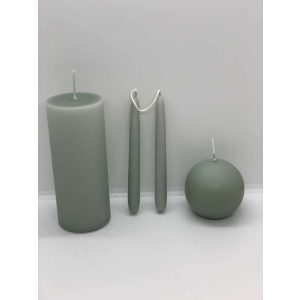 Kulelys 7x7 cm-83 Antikk grønn