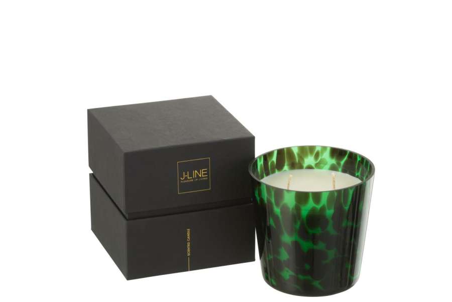 SCENTED CANDLE NOA GREEN SMALL-50H
