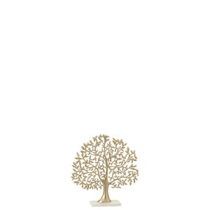 TREE LEAF ALUMINIUM GOLD COLORED SMALL