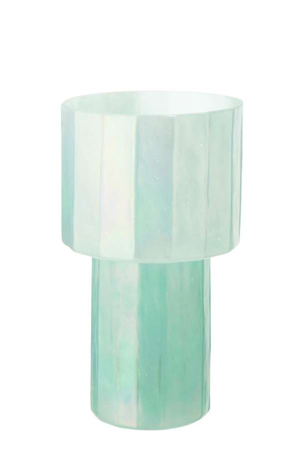 VASE ANN GLASS BLUE