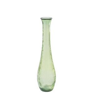 FLOOR VASE  GLASS LIGHT GREEN