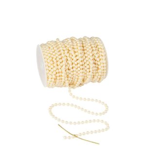GARLAND ROLL 25M SMALL BEADS PS ECRU