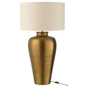 HOUSE LAMP CYLINDER ALUMINIUM GOLD COLORED