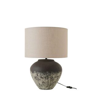 TABLE LAMP JULES CERAMIC DARK GREY