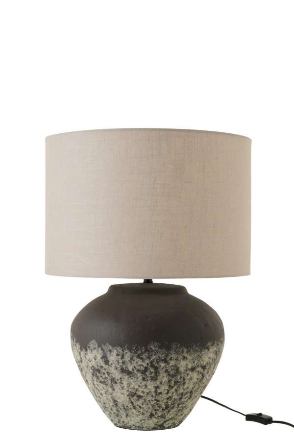TABLE LAMP JULES CERAMIC DARK GREY