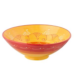 BOWL LEBRILLO CERAMIC ORANGE/RED