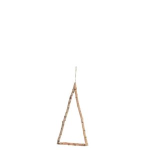 CHRISTMAS TREE FRAME HANGING BRANCH BROWN SMALL