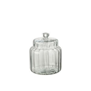 JAR ELIA GLASS TRANSPARENT SMALL