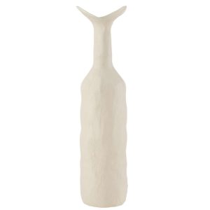 VASE AGRA ALUMINIUM WHITE LARGE