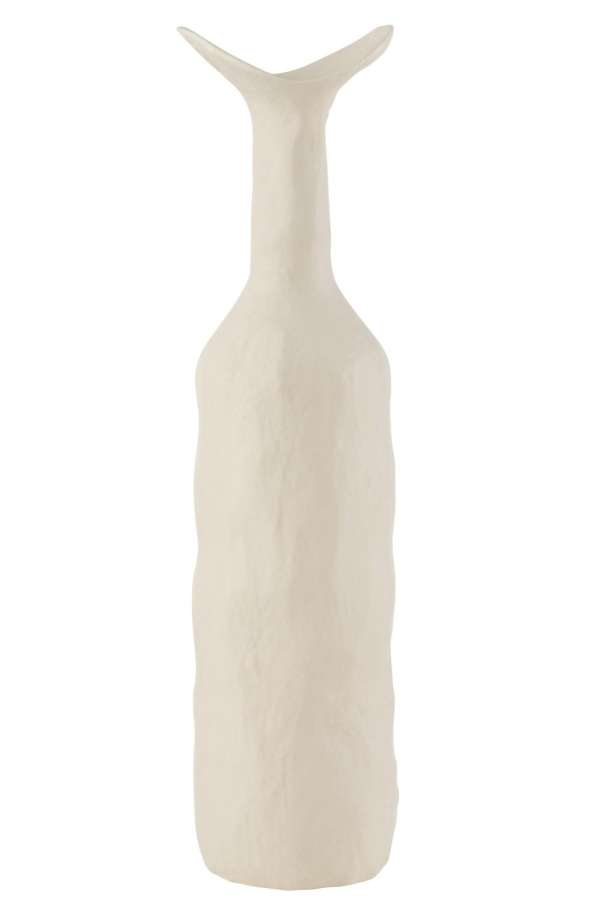 VASE AGRA ALUMINIUM WHITE LARGE
