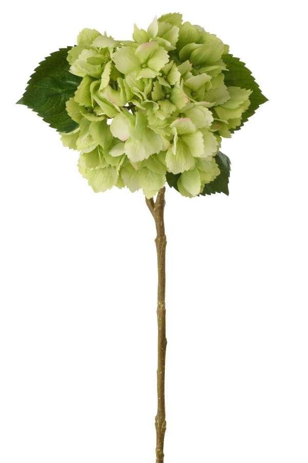 HYDRANGEA REAL TOUCH FABRIC GREEN
