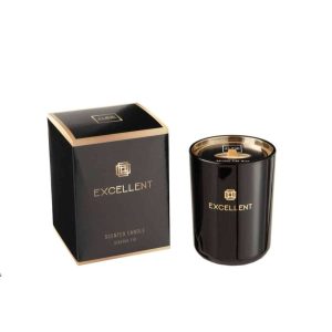 SCENTED CANDLE EXCELLENT SIBERIA FIR BLACK SMALL-50U