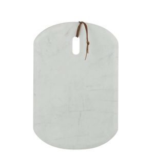 PLANK RECTANGLE MARBLE WHITE SMALL