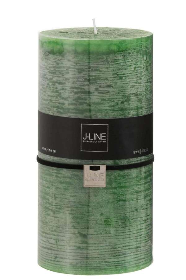 CYLINDER CANDLE LIGHT GREEN XXL-150H